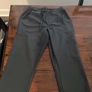 Gray scrub pants